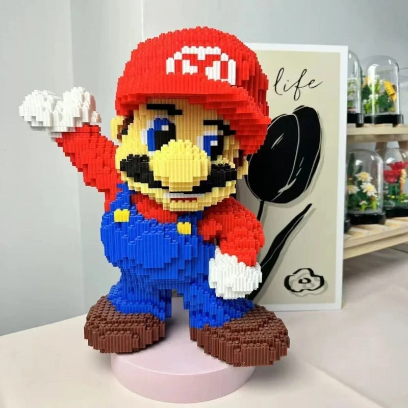 🍄 Super Mario – Kit de Blocos de Montar Gigante (8550 Peças)