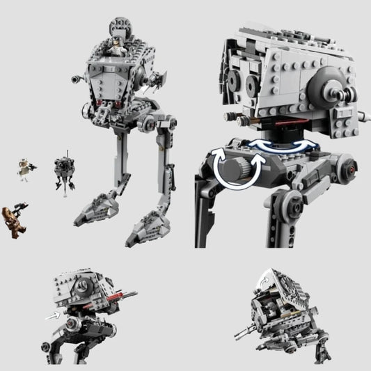 Interstellar Wars First Order ATST Walker Building Block Model Parts Bricks Brain Game Toys For Kids Christmas Birthday Gift