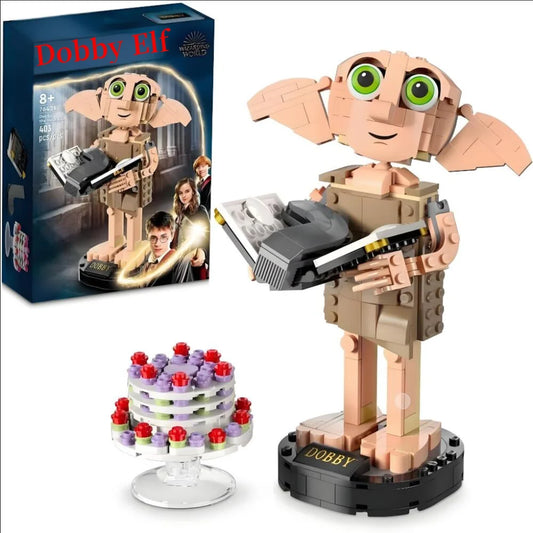 403pcs Popular Movie Game Dobby House Elf 76421 Creative Toy Room Decoration For Kids Holiday Party Supplies Birthday Gifts