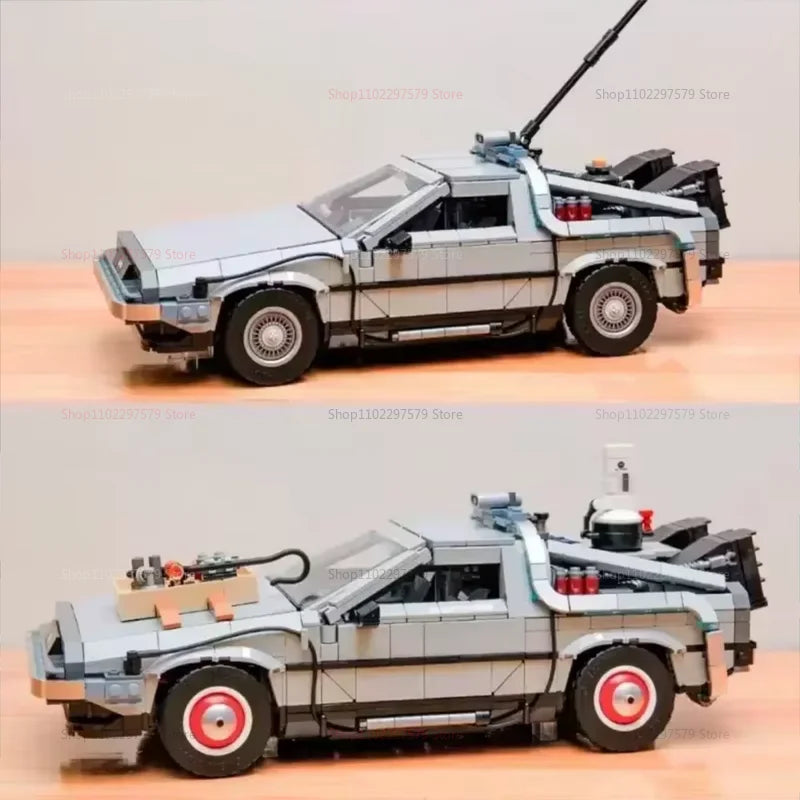 ⏱️ DeLorean DMC-12 – Máquina do Tempo “Back to the Future” (1872 Peças)