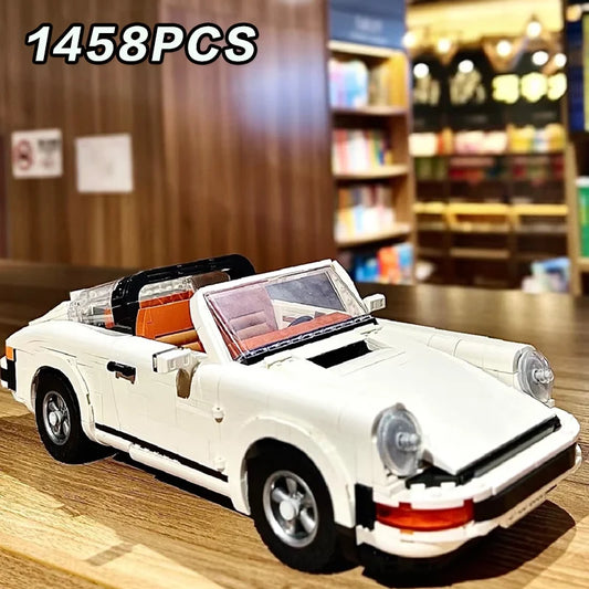 🚗 Carro Retrô – Kit de Blocos de Montar (1458 Peças)