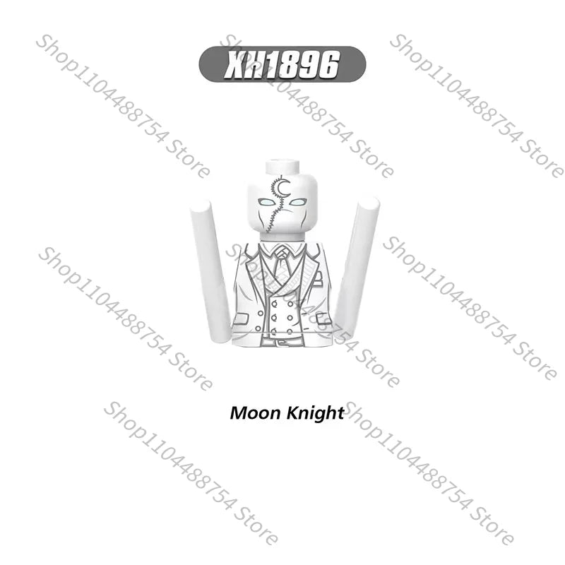 NEW Marvel Iron Man Captain America Scarlet witch Classic movie MINI building block gift toys children's brick toys