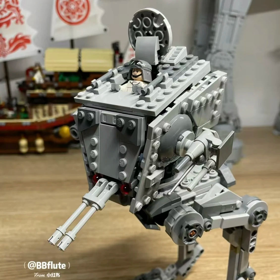 Interstellar Wars First Order ATST Walker Building Block Model Parts Bricks Brain Game Toys For Kids Christmas Birthday Gift