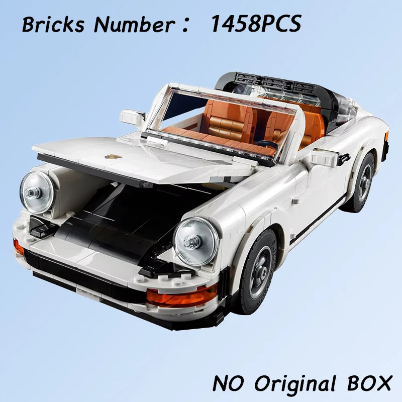 🚗 Carro Retrô – Kit de Blocos de Montar (1458 Peças)