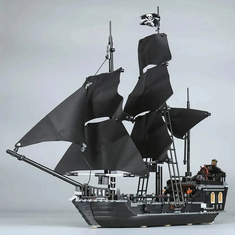 Pirates Of The Caribbeans Queen Anne Revenge Warship The Black Pearl 4195 4184 Ship Building Blocks Model Toys Bricks Kids Gifts
