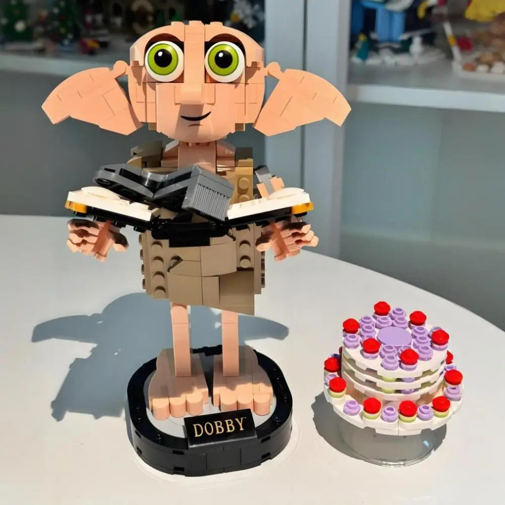 403pcs Popular Movie Game Dobby House Elf 76421 Creative Toy Room Decoration For Kids Holiday Party Supplies Birthday Gifts