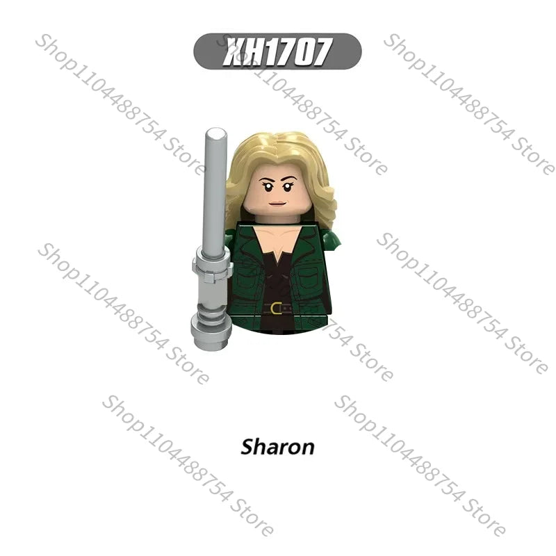 NEW Marvel Iron Man Captain America Scarlet witch Classic movie MINI building block gift toys children's brick toys