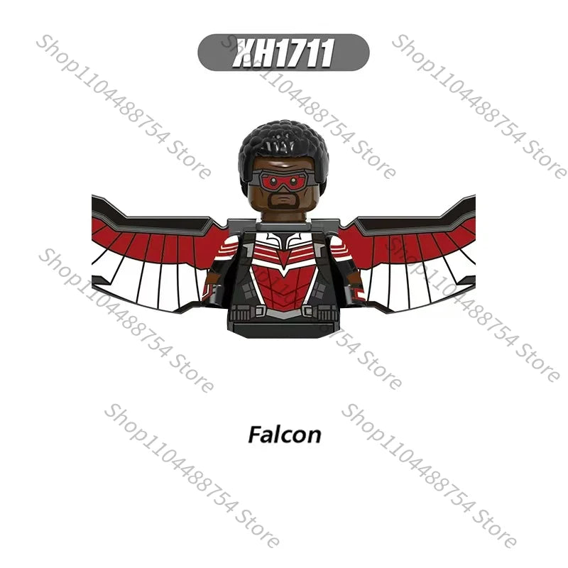 NEW Marvel Iron Man Captain America Scarlet witch Classic movie MINI building block gift toys children's brick toys