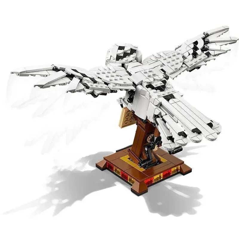 Magic Movie Hedwiged Owl Phoenix Fawkesed Divine Beast Building Blocks Animal Model Assembled Toy Kid Gift