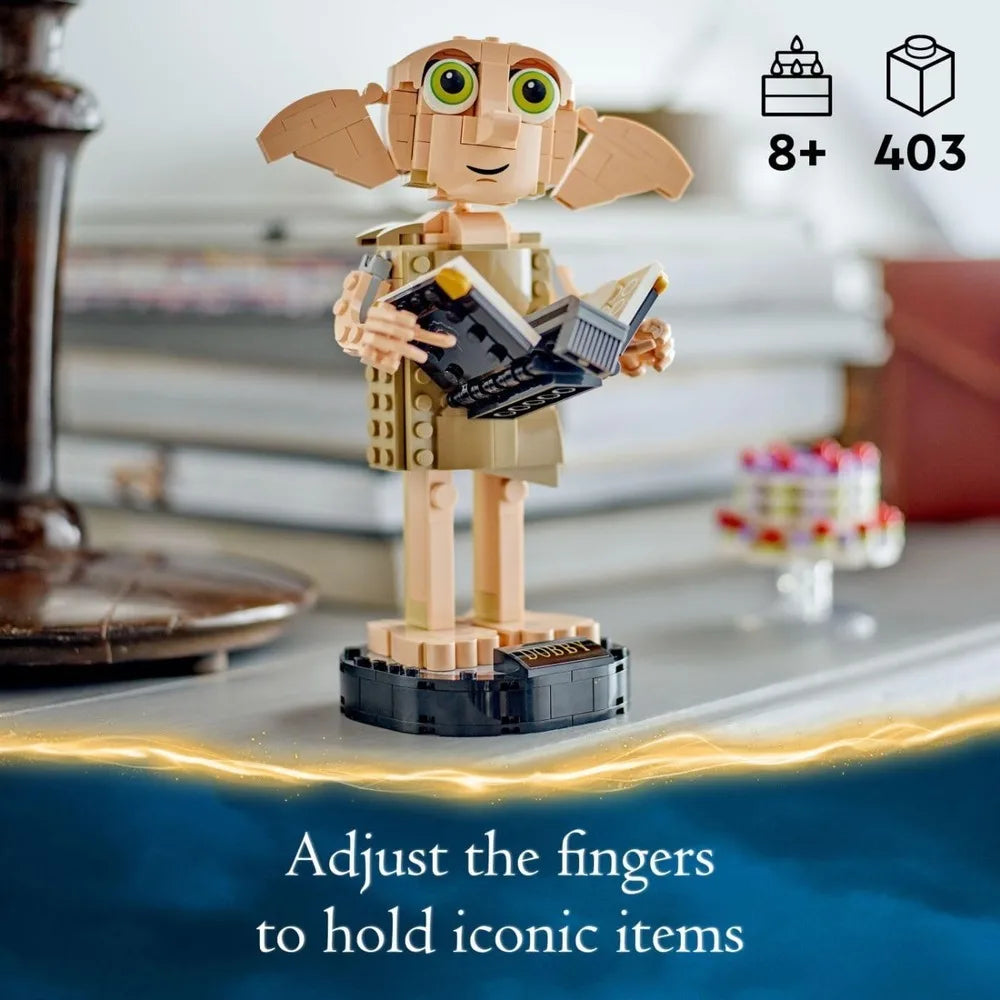 403pcs Popular Movie Game Dobby House Elf 76421 Creative Toy Room Decoration For Kids Holiday Party Supplies Birthday Gifts