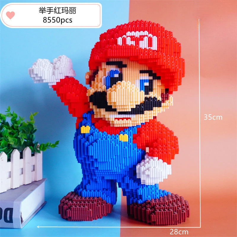 🍄 Super Mario – Kit de Blocos de Montar Gigante (8550 Peças)